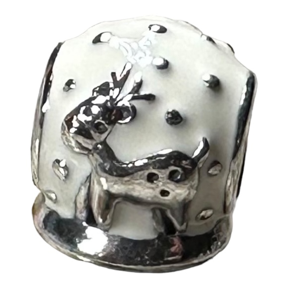 PANDORA Snow Globe Charm 791228EN12 - Picture 1 of 3